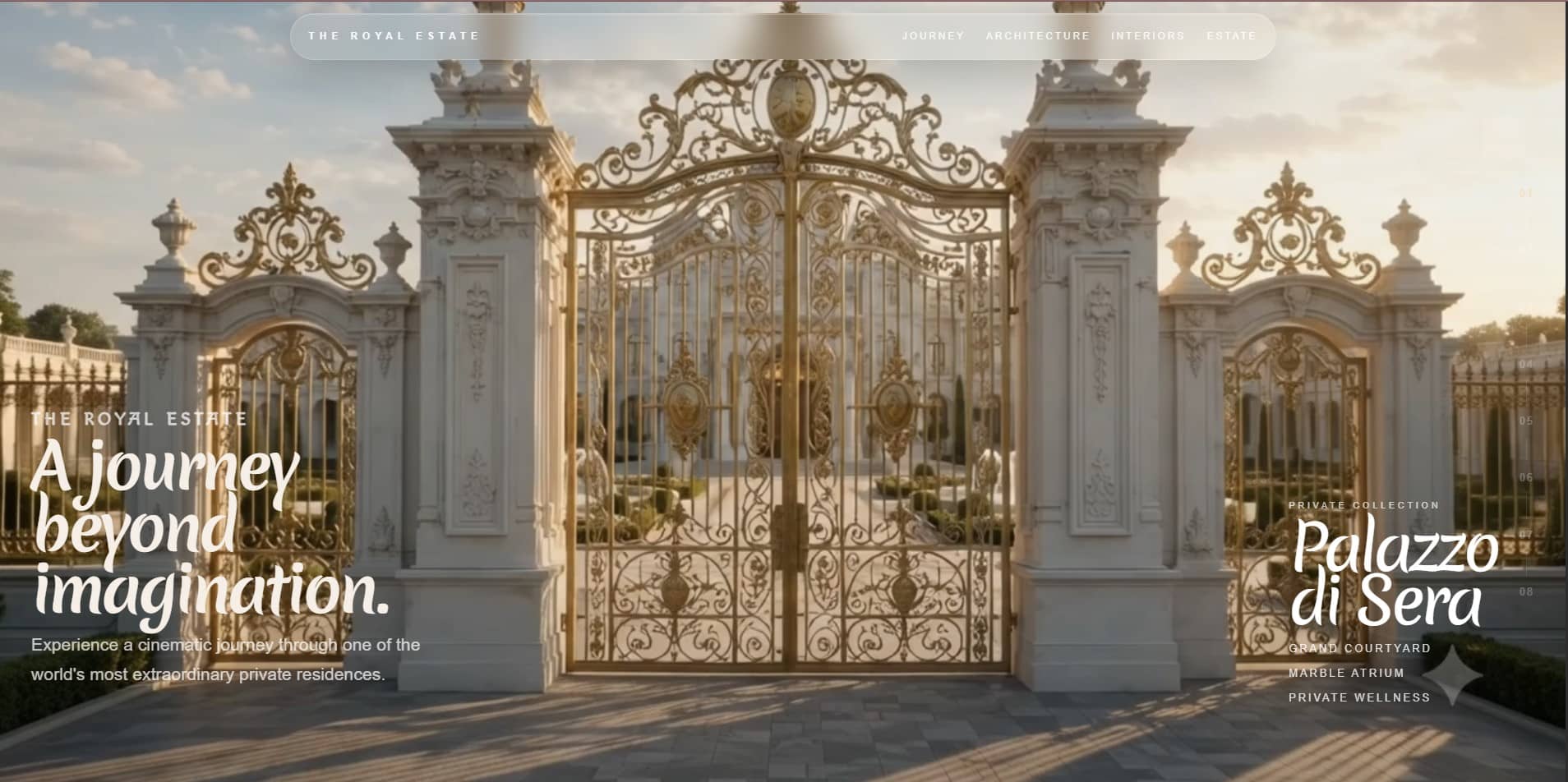 Grand Palace Animated Website